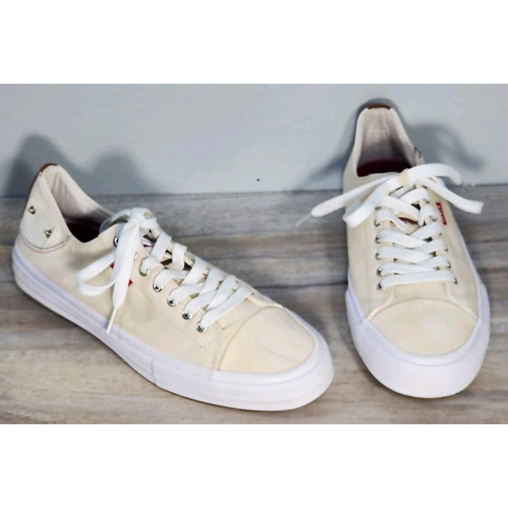 Levi Classic Comfort Lace Up Casual Tan Sneakers Shoes Men’s Size 10